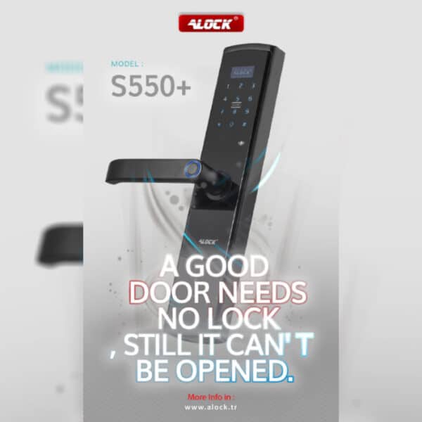 Çevrimiçi dijital Parmak İzi kilidi S550+