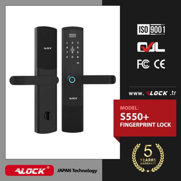 Çevrimiçi dijital Parmak İzi kilidi S550+