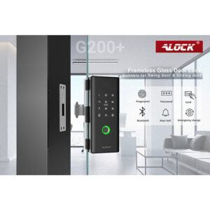 Digital Fingerprint Lock for Tempered Glass Doors G200+